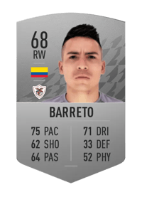 Óscar Barreto Common 68 OVR