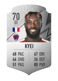 Grejohn Kyei Rare 70 OVR