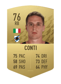 Andrea Conti Common 76 OVR