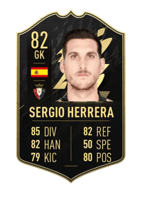 Sergio Herrera Team of the Week 82 OVR