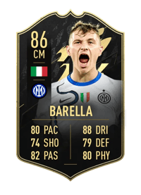 Nicolò Barella Team of the Week 86 OVR