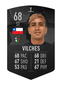 Andrés Vilches CONMEBOL SUDAMERICANA 68 OVR