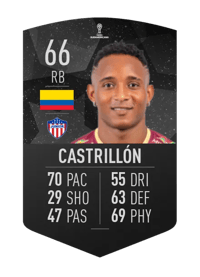 Nilson Castrillón CONMEBOL SUDAMERICANA 66 OVR
