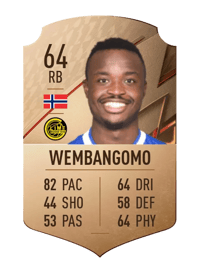 Brice Wembangomo Rare 64 OVR