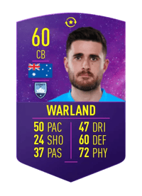 Ben Warland FUTURE STARS SWAP TOKEN 60 OVR