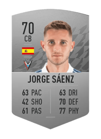 Jorge Sáenz Common 70 OVR