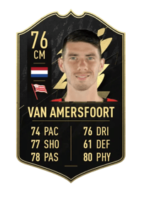 Pelle van Amersfoort Team of the Week 76 OVR