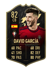 David García Team of the Week 82 OVR