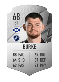 Oliver Burke Rare 68 OVR