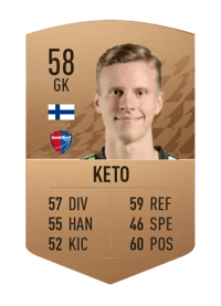 Hugo Keto Common 58 OVR