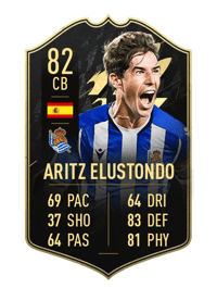 Aritz Elustondo Team of the Week 82 OVR