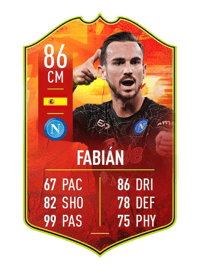 Fabián adidas NUMBERS UP 86 OVR