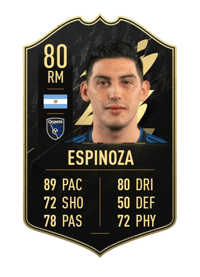 Cristian Espinoza Team of the Week 80 OVR