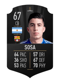 Lucas Sosa CONMEBOL LIBERTADORES 67 OVR