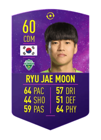 Ryu Jae Moon FUTURE STARS SWAP TOKEN 60 OVR