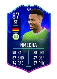 Lukas Nmecha UEFA CHAMPIONS LEAGUE TEAM OF THE TOURNAMENT 87 OVR