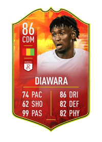 Amadou Diawara adidas NUMBERS UP 86 OVR