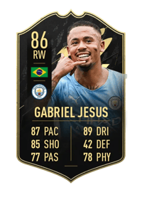 Gabriel Jesus Team of the Week 86 OVR