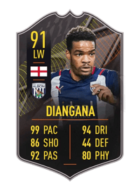 Grady Diangana STORYLINE 91 OVR