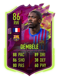 Ousmane Dembélé RULEBREAKERS 86 OVR