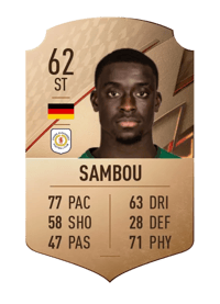 Bassala Sambou Rare 62 OVR