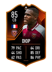 Issa Diop UEL Road to the Knockouts 85 OVR