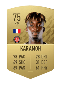 Yann Karamoh Common 75 OVR