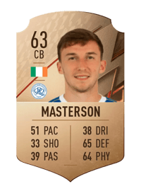 Conor Masterson Rare 63 OVR