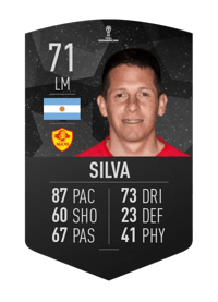 Nicolás Silva CONMEBOL SUDAMERICANA 71 OVR