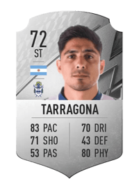 Cristian Tarragona Rare 72 OVR