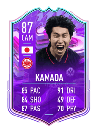 Daichi Kamada FUT Birthday 87 OVR