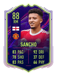 Jadon Sancho Ones to Watch 88 OVR