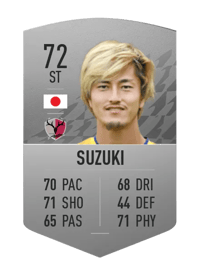 Yuma Suzuki Common 72 OVR