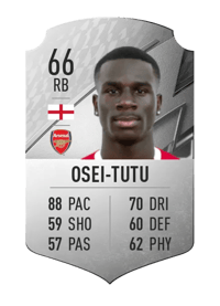 Jordi Osei-Tutu Rare 66 OVR