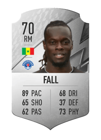 Mamadou Fall Rare 70 OVR