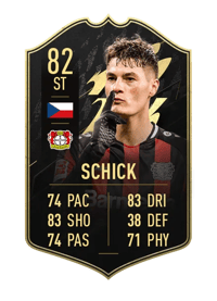 Patrik Schick Team of the Week 82 OVR