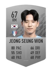Jeong Seung Won Common 67 OVR