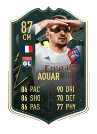 Houssem Aouar WINTER WILDCARDS 87 OVR