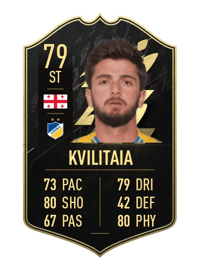 Giorgi Kvilitaia Team of the Week 79 OVR