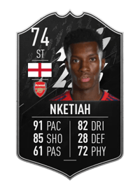 Eddie Nketiah Team of the Week 74 OVR