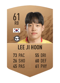 Lee Ji Hoon Common 61 OVR