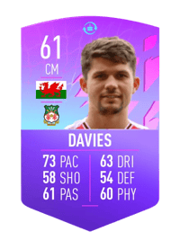 Jordan Davies FUT BIRTHDAY TOKEN 61 OVR