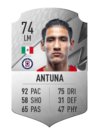 Uriel Antuna Rare 74 OVR
