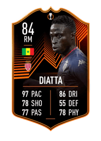 Krépin Diatta UEL Road to the Knockouts 84 OVR