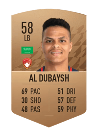 Khaled Al Dubaysh Common 58 OVR