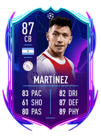 Lisandro Martínez UEFA Champions League Road to the Final 87 OVR