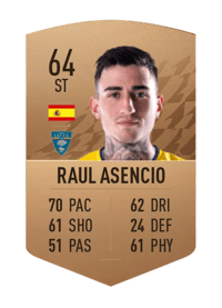 Raul Asencio Common 64 OVR