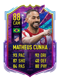 Matheus Cunha FUT Future Stars 88 OVR