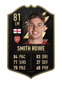 Emile Smith Rowe Team of the Week 81 OVR