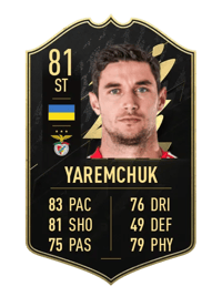 Roman Yaremchuk Team of the Week 81 OVR